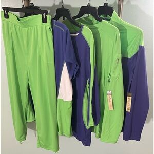 NWT-Athletic bundle (5) capris/jacket & 3 tops